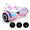 Self Balancing Scooters with Bluetooth & Corlorful LED Lights Gifts for Kids & Adults & Girls & Boys for All Ages (PinkBlue)1 Feeling My Adventure
